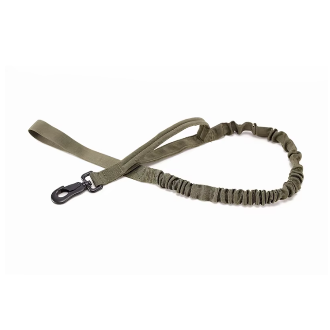 Tactical No-Pull Dual-Control Bungee Leash
