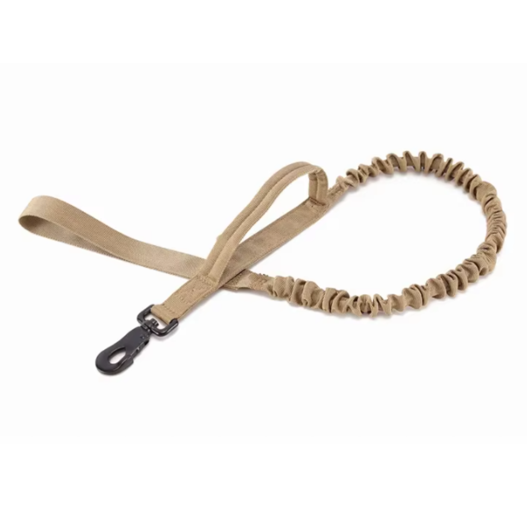 Tactical No-Pull Dual-Control Bungee Leash