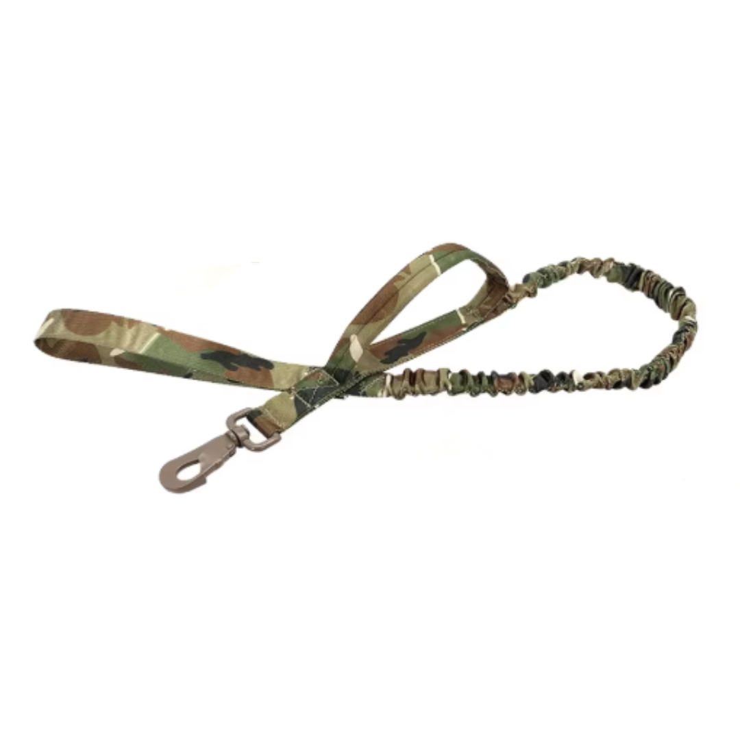 Tactical No-Pull Dual-Control Bungee Leash