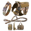 6-in-1 Full Tactical Set- Harness, collar, leash and mollie pouches