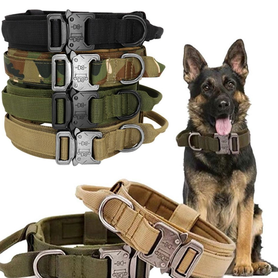 3-in-1 No-Pull Tactical Harness, Collar and Bungee Leash Set